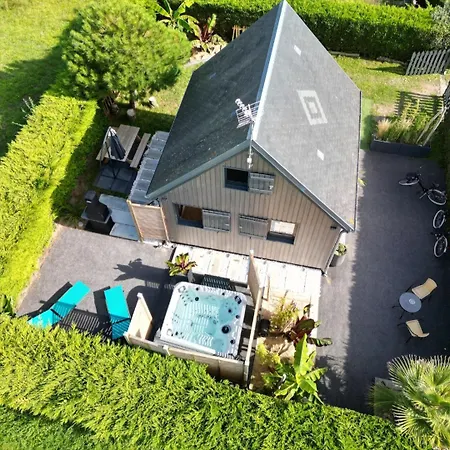 O Bulles D'Agon Chalet Spa Prive Plage Exterior foto